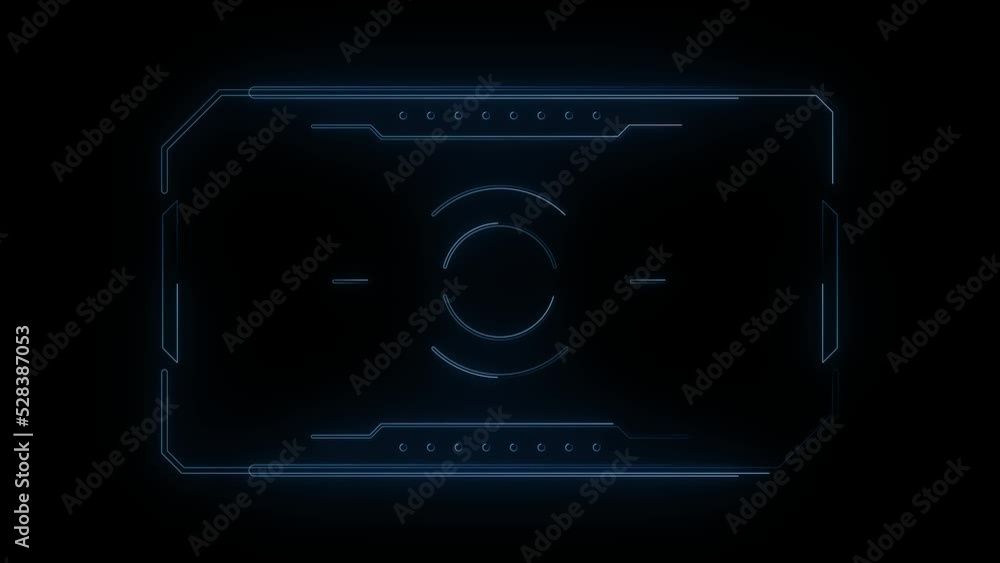 Hud Frame Digital Technology Plexus Lines, Alpha Channel Hud Frame Digital Technology Plexus Lines, Alpha Channel
