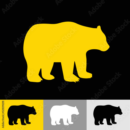 Wild yellow bear
