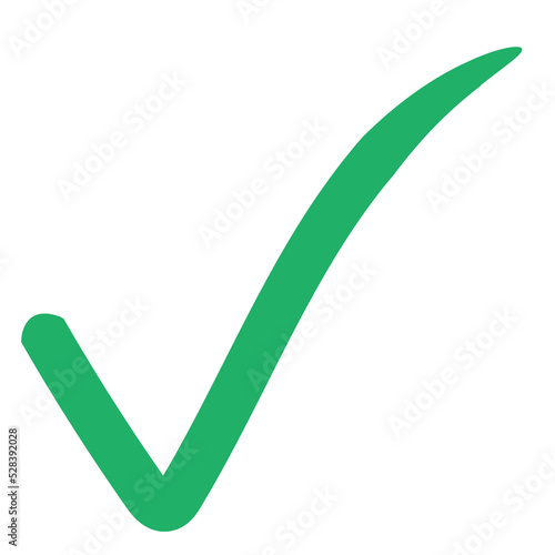 green check mark without background