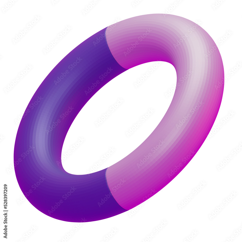 Donut Geometry 3D Illustrations Donut Geometry 3D Illustrations