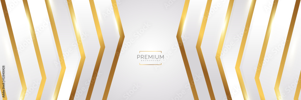 Luxury White and Gold Background with Golden Lines and Paper Cut Style. Premium Gray and Gold Background for Award, Nomination, Ceremony, Formal Invitation or Certificate Design Luxury White and Gold Background with Golden Lines and Paper Cut Style. Premium Gray and Gold Background for Award, Nomination, Ceremony, Formal Invitation or Certificate Design