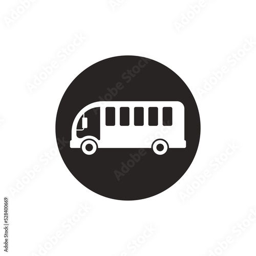 Bus icon vector