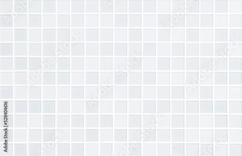 White tile wall chequered background bathroom floor texture. Design pattern geometric with grid wallpaper decoration pool.