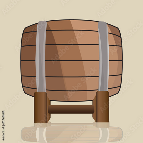 barrel isolated on white