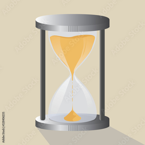 hourglass vector illustration