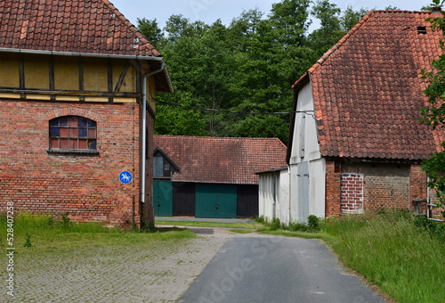 Historical Manor in the Town Bomlitz, Lower Saxony