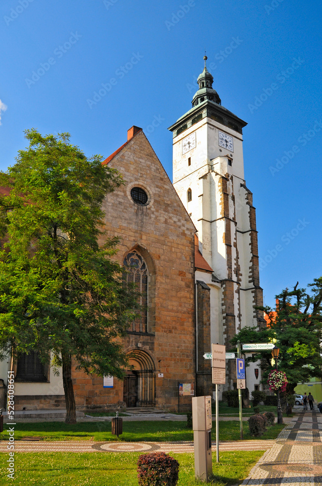 Church of the Nativity of the Blessed Virgin Mary. Zlotoryja, Lower Silesian Voivodeship, Poland.