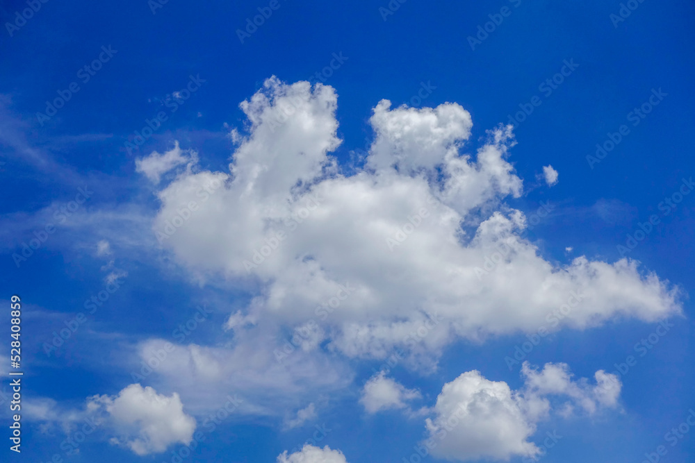 Puffy fluffy white clouds blue sky. Puffy fluffy white clouds blue sky.