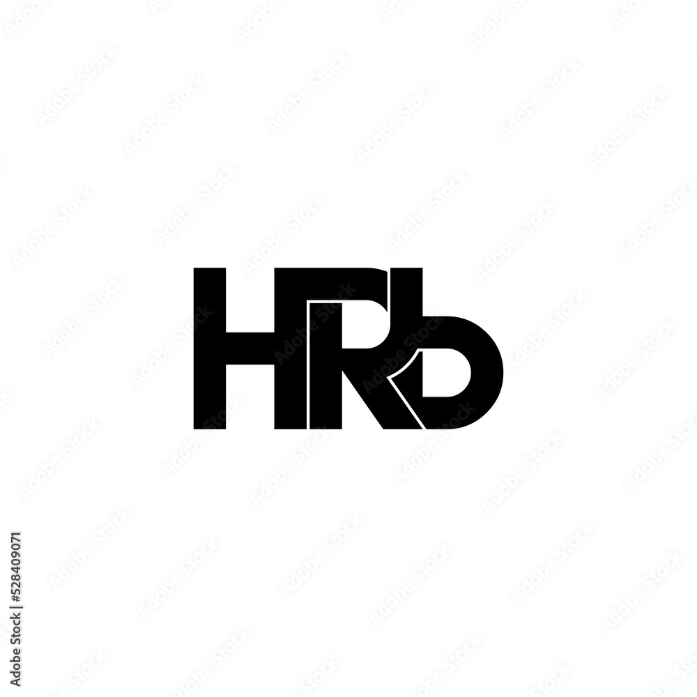 hrb letter original monogram logo design hrb letter original monogram logo design