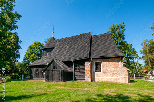 Wooden church of the Holy Trinity, Baldwinowice, Opole Voivodeship, Poland