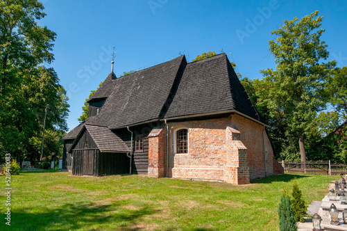 Wooden church of the Holy Trinity, Baldwinowice, Opole Voivodeship, Poland