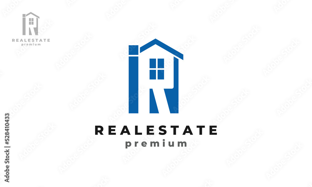 Real Estate Logo Design Template With Premium Concept
