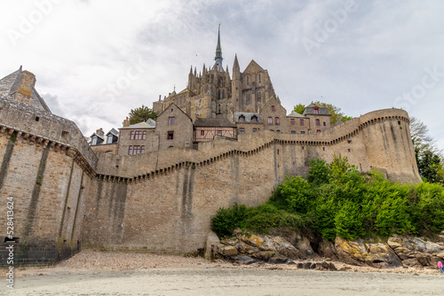 Canvas Print Mont Saint-Michel Abbey. France