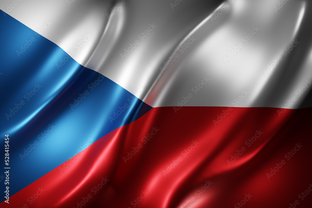 Czech Republic 3d flag Czech Republic 3d flag