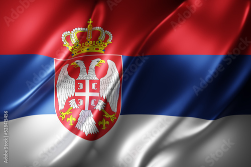 Serbia 3d flag
