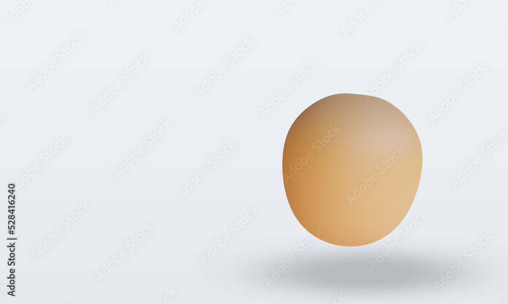 3d Fruits Sapodilla rendering right view 3d Fruits Sapodilla rendering right view