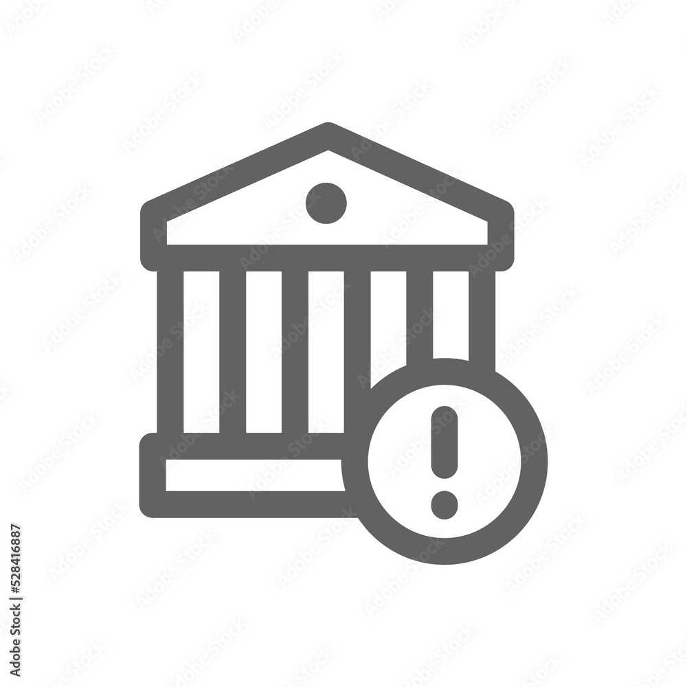 office is in trouble icon. Perfect for web design or payment applications. Simple vector illustration. office is in trouble icon. Perfect for web design or payment applications. Simple vector illustration.