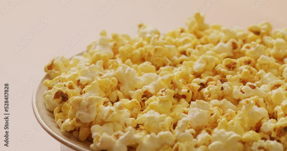 Stack of the popcorn snack Stack of the popcorn snack