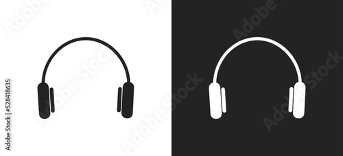  headphone icon, symbol, logo illustration, music symbol, icon vector, headphones design