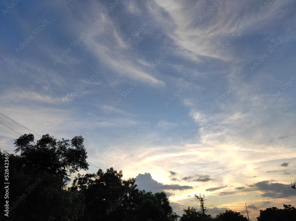 sunset in the sky sunset in the sky