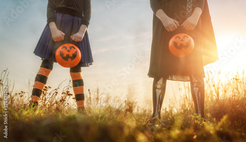 Fotografia, Obraz kids at Halloween