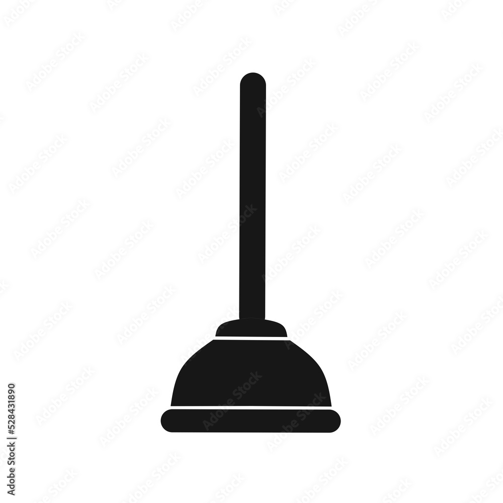 plunger icon with trendy design plunger icon with trendy design