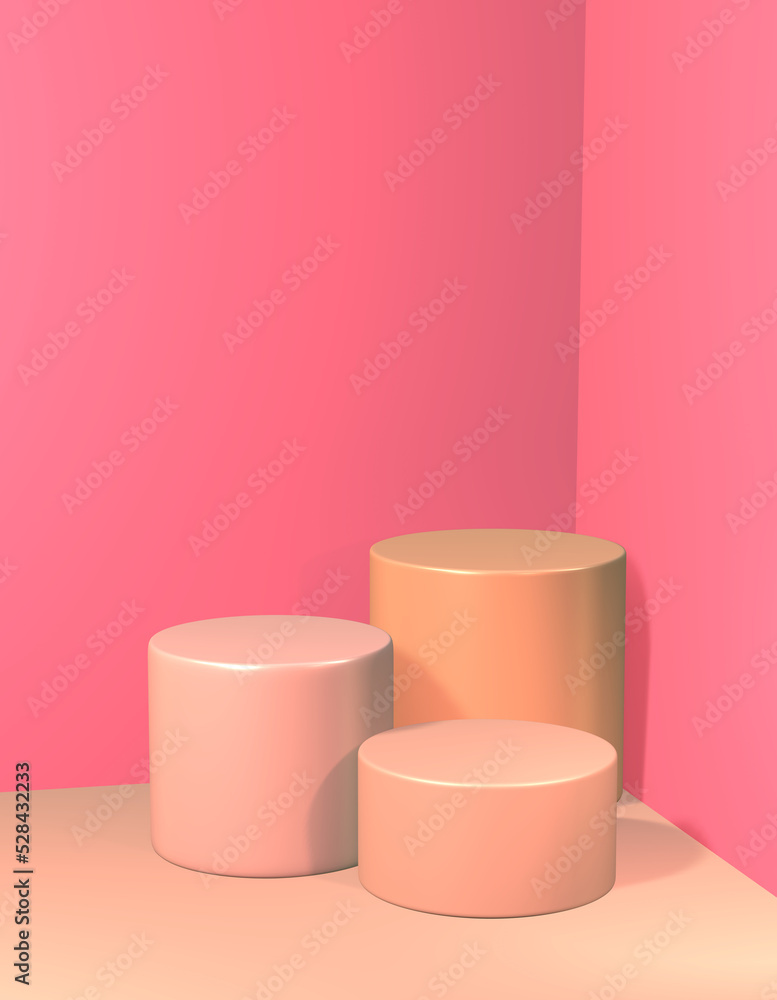 minimal style Platform products showcase 3d Rendring minimal style Platform products showcase 3d Rendring