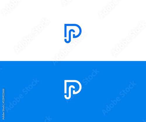 PS, SP, P Letter Logo Vector Template Abstract Monogram Symbol
