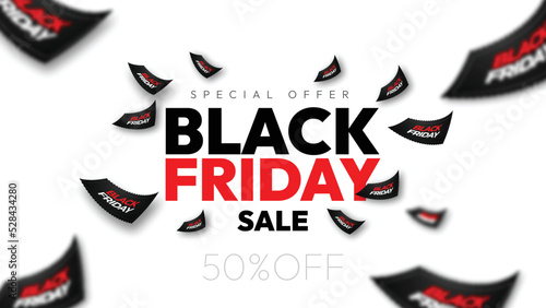 cool black friday sale promotion banner design