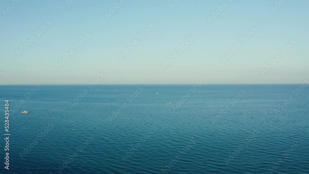 aerial view of boats in the middle of the sea aerial view of boats in the middle of the sea