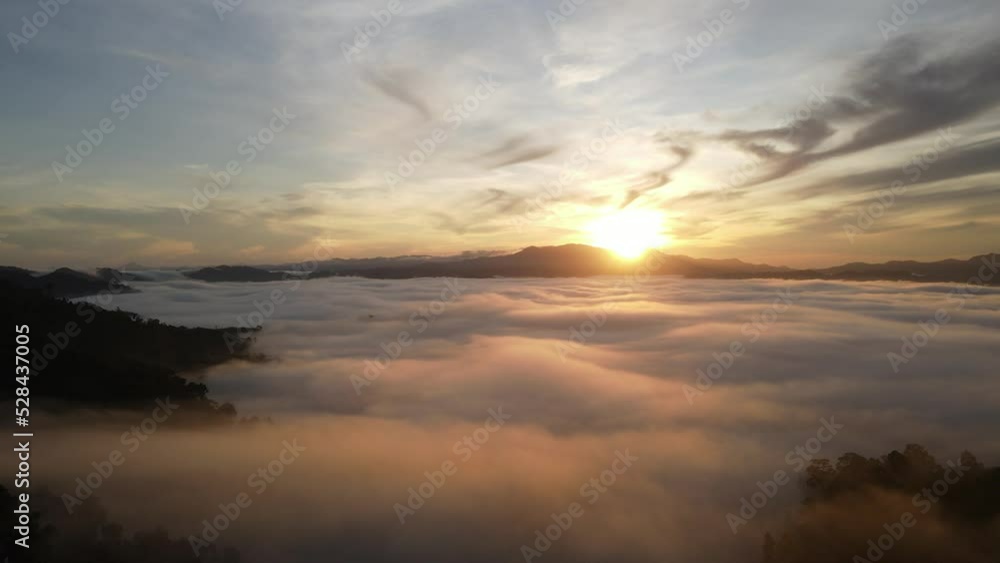 still video clouds at sunrise. Beautiful view still video clouds at sunrise. Beautiful view