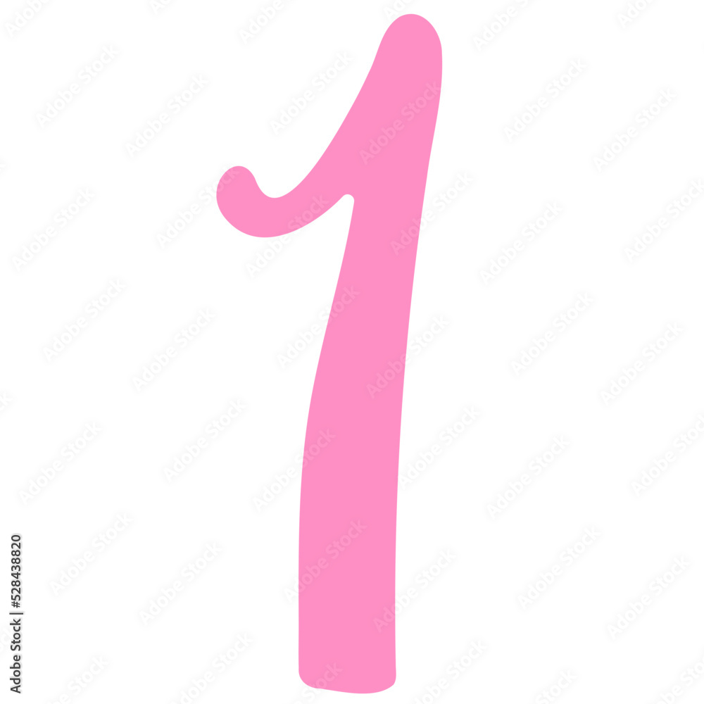 Number One Element Illustration Number One Element Illustration