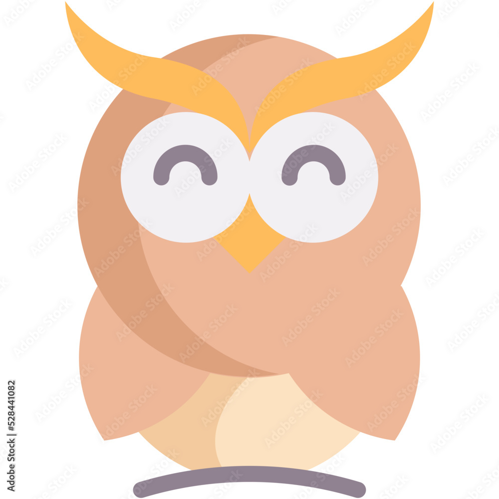 owl flat icon owl flat icon