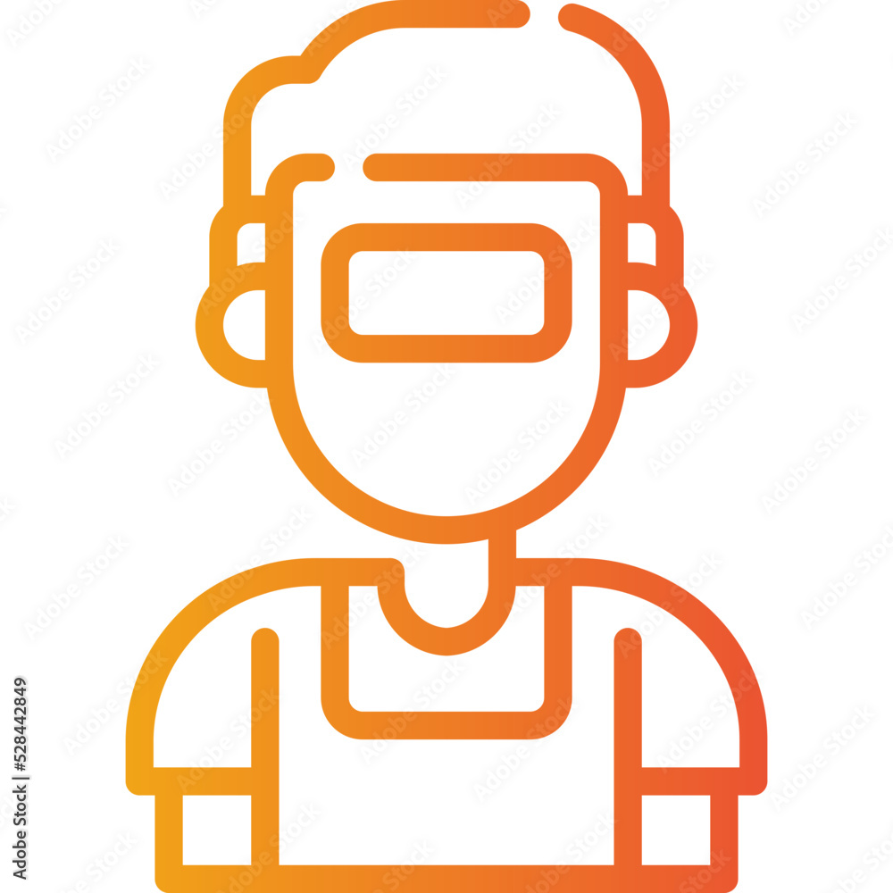 welder gradient icon welder gradient icon