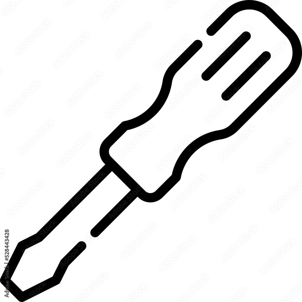 screwdriver line icon screwdriver line icon