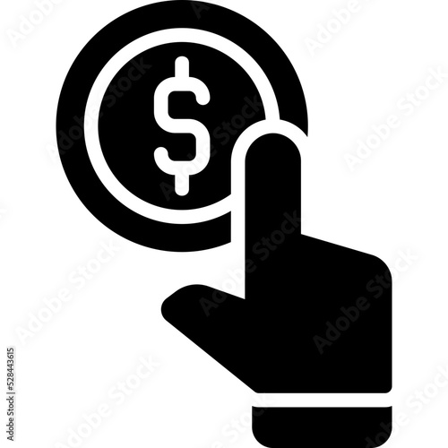 target audience glyph icon