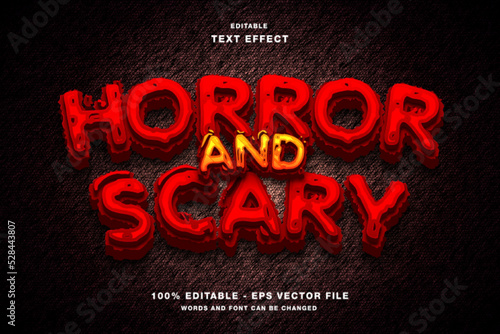 Horror and Scary Editable Text Effect