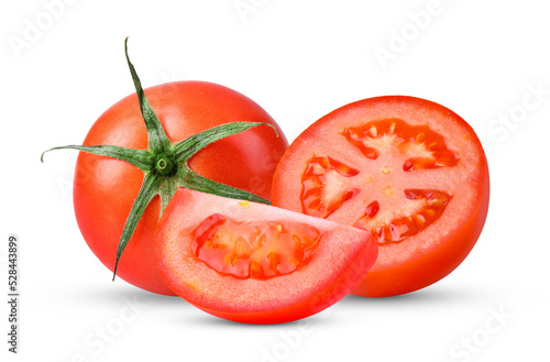 Tomato isolated on alpha layer