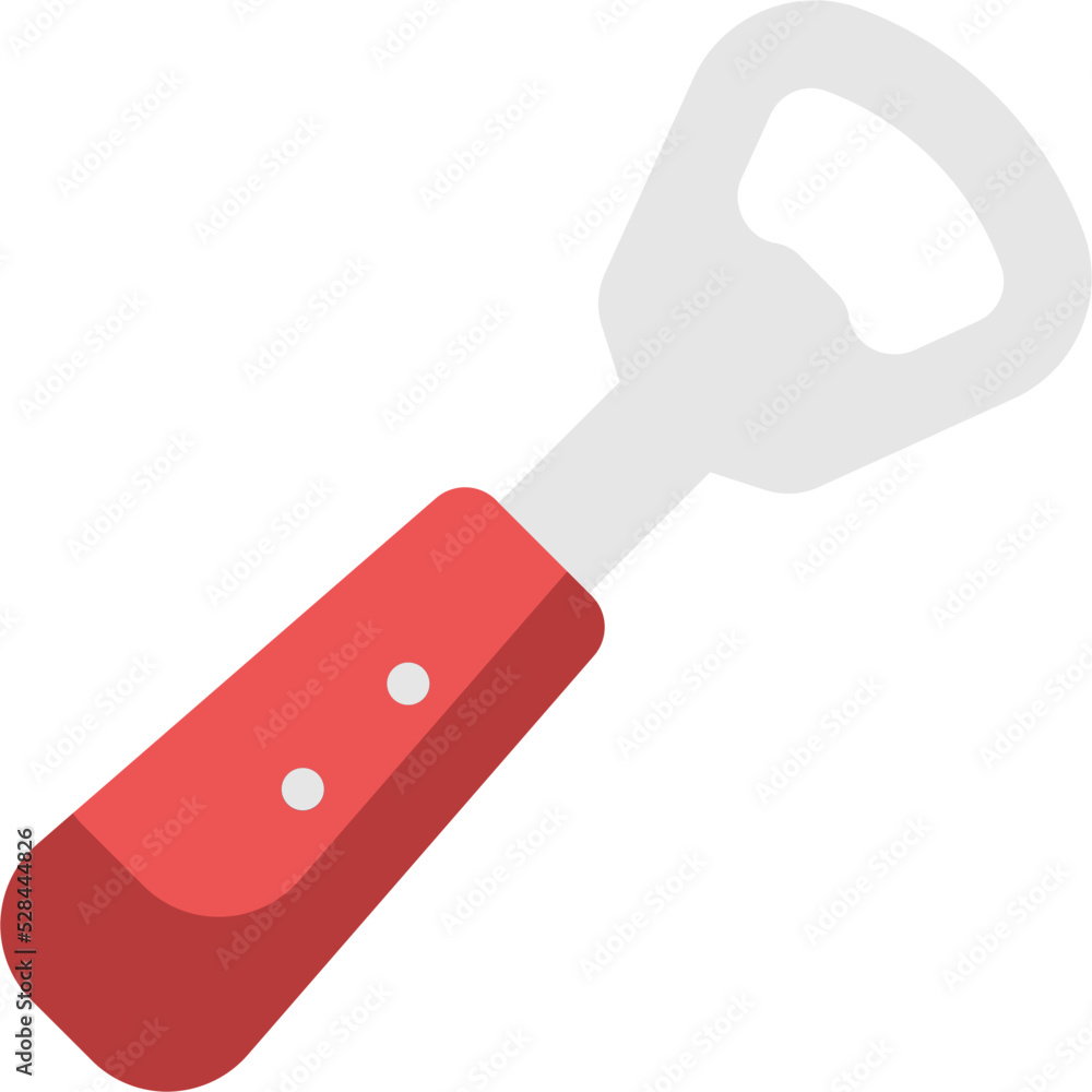 bottle opener flat icon bottle opener flat icon