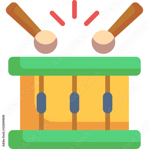 drumstick flat icon