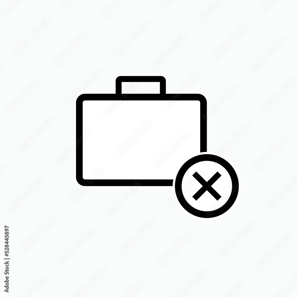 Jobless Icon. Unemployed Symbol - Vector. Jobless Icon. Unemployed Symbol - Vector.