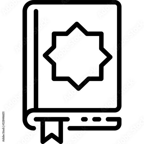 Quran line icon