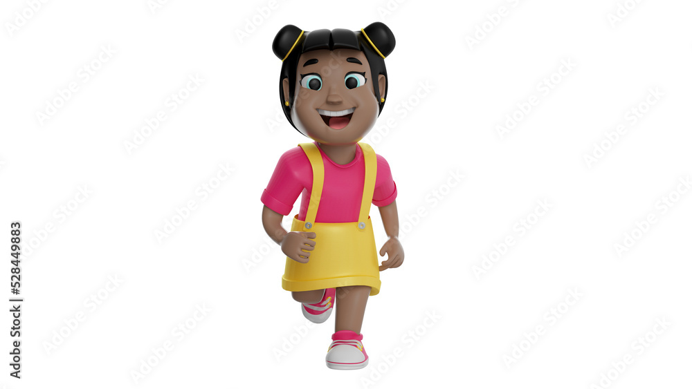 3d illustration of happy children for children's day 3d illustration of happy children for children's day