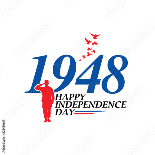 Celebration of North Korea independence day The Democratic People's Republic of Korea (DPRK) was proclaimed on 9 September, with Kim as Premier. On 12 December 1948, Vector illustration, 