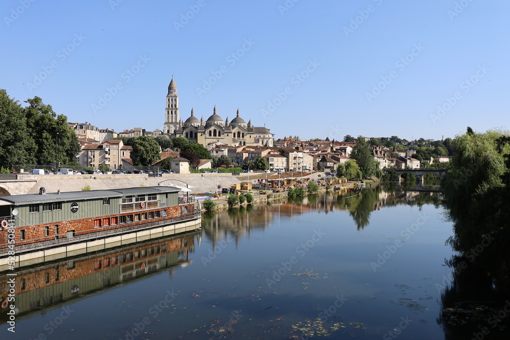 Vue d'ensemble de Perigueux, ville de Périgueux, département de la Dordogne, France