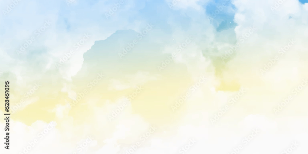 Cloud background with a pastel colour. abstract pastel multicolor clouds and sky