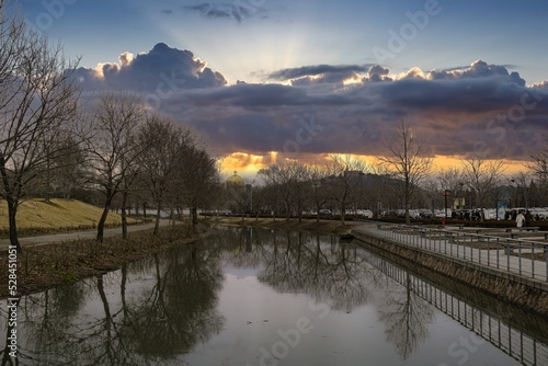 Sunrise over the river © Volx