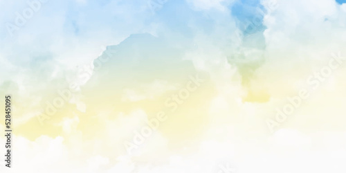 Cloud background with a pastel colour. abstract pastel multicolor clouds and sky