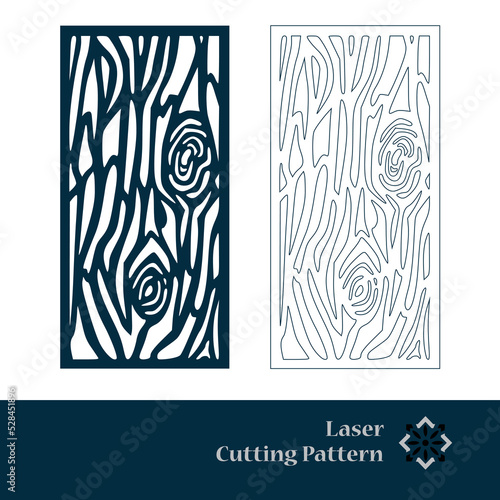 Valokuvatapetti Laser and CNC cut pattern