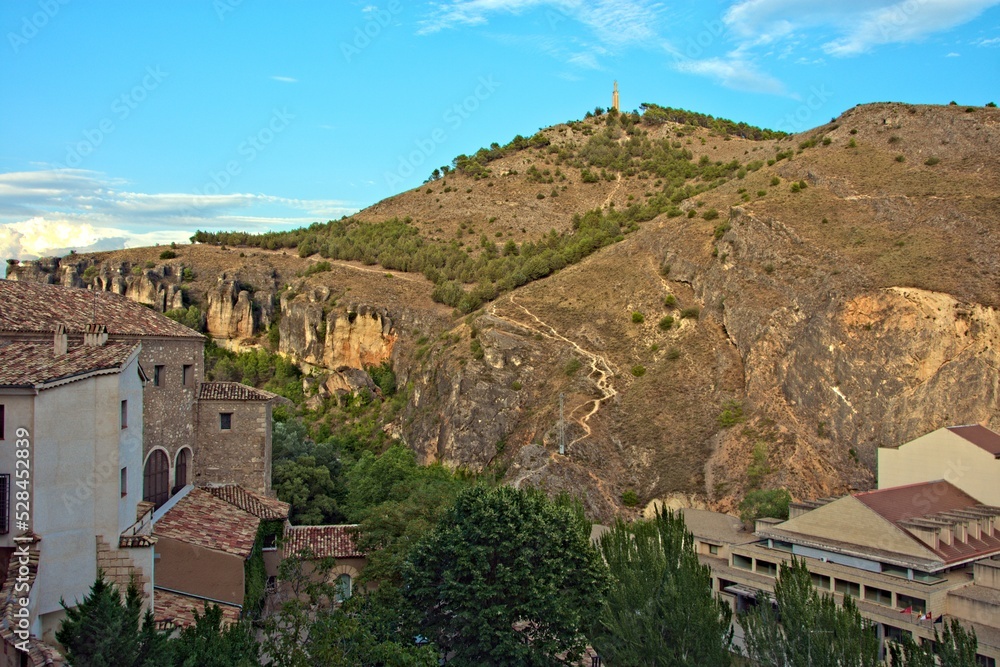 Obraz premium Landscapes of Cuenca. Castille. On a summer morning